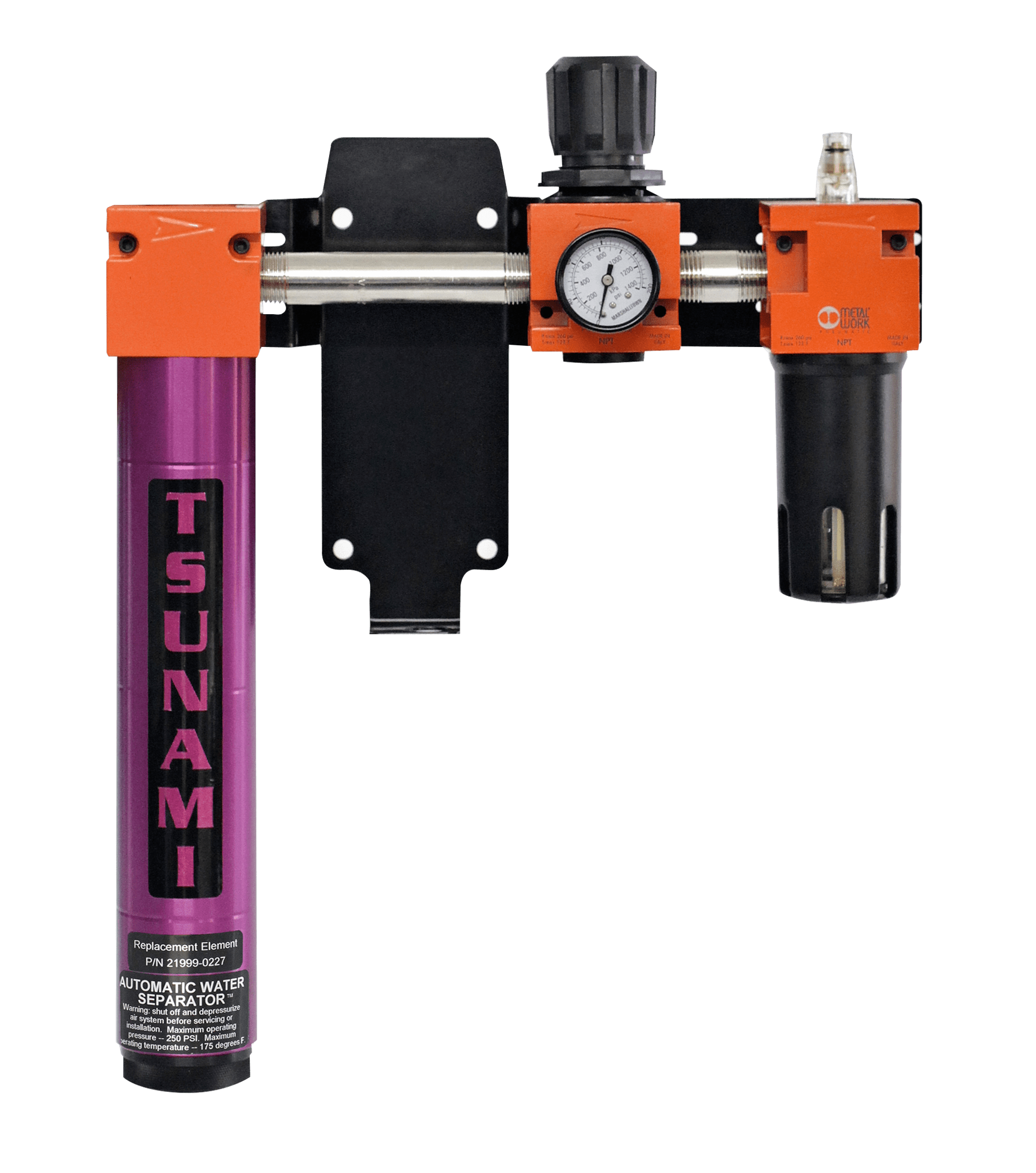 Water Separator with a Regulator and Lubricator
