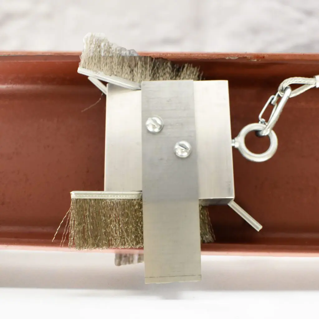 I-Beam Rail Brush Cleaner