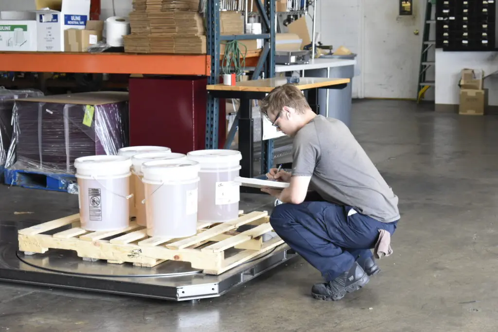 Wrapping Lubricant pails