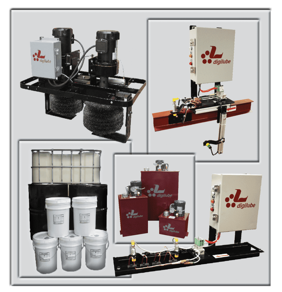 Collage image of Digilube products