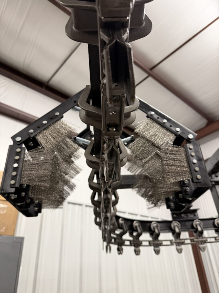 Non-Powered I-Beam Chain & Trolley Cleaner