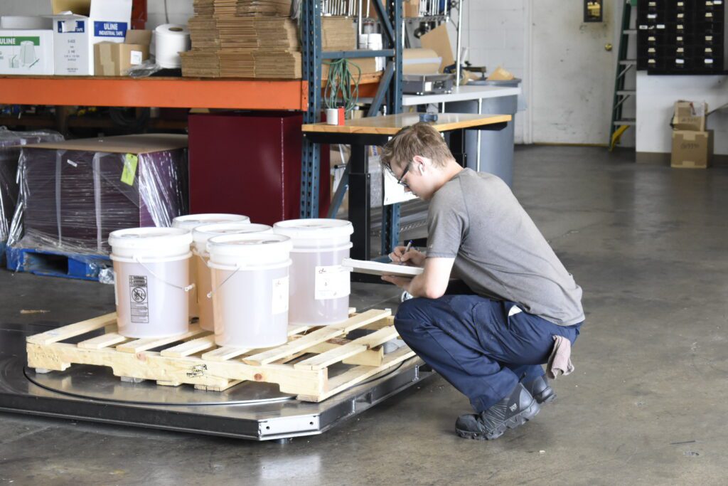 Wrapping Lubricant pails